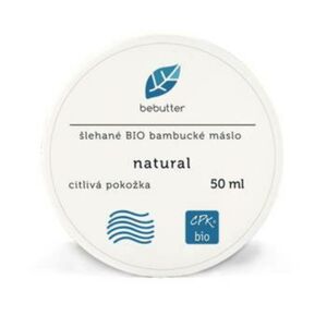 Bebutter Šľahané bambucké maslo Natural BIO 50 ml